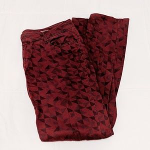 Arizona skinny jeans, maroon! Sz 13!